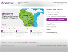 Tablet Screenshot of fieldprintwisconsin.com